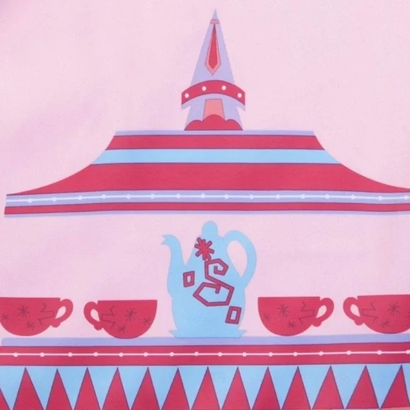 Fantasyland Disney x Her Universe Dress Pink Lace zip Back Dress Shop - Picture 4 of 4